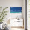 88289-1009.jpg Blue Sky Sandy Beach Aesthetic Landscape |Framed Canvas
