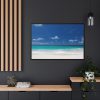 88289-1010.jpg Blue Sky Sandy Beach Aesthetic Landscape |Framed Canvas