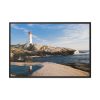 88289-1017.jpg Lighthouse Near Beautiful Ocean Framed Canvas