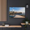 88289-1020.jpg Lighthouse Near Beautiful Ocean Framed Canvas