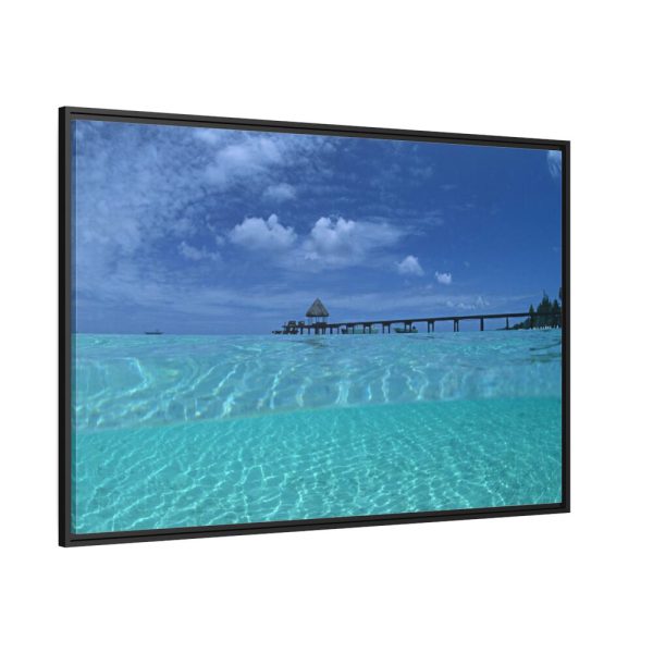 88289-1031.jpg Beautiful Beach Landscape Framed Canvas