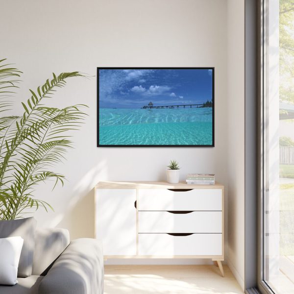 88289-1034.jpg Beautiful Beach Landscape Framed Canvas