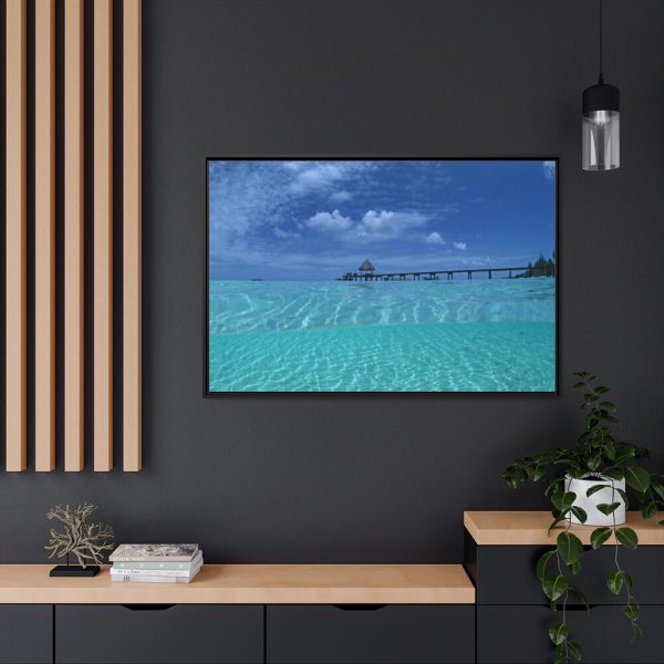 88289-1035.jpg Beautiful Beach Landscape Framed Canvas