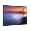 Lighthouse in the Dusk Framed Canvas