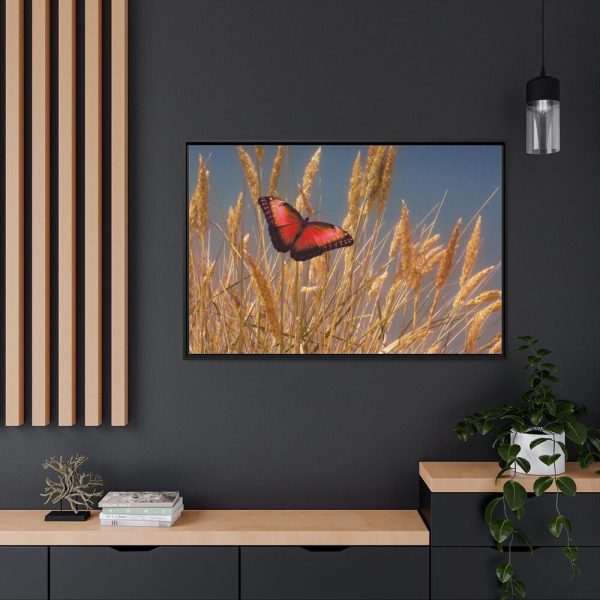 88289-104.jpg Grain Halme Cereals Butterfly Framed Canvas