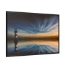 88289-1056.jpg Water Reflection and Lighthouse in Dusk Framed Canvas