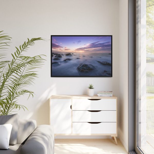 88289-1064.jpg A Scenic Shot of The Clouds and Sunset Framed Canvas