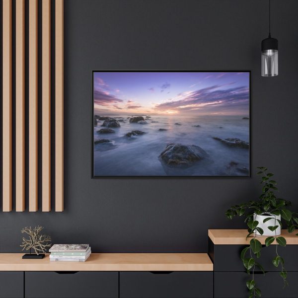 88289-1065.jpg A Scenic Shot of The Clouds and Sunset Framed Canvas