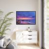88289-1069.jpg Rocks, Pink, Purple and Navy Sky Framed Canvas