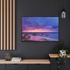88289-1070.jpg Rocks, Pink, Purple and Navy Sky Framed Canvas