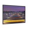 88289-1086.jpg Bridge in the Colors of the Rainbow Framed Canvas