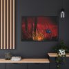 88289-109.jpg Butterfly on Nature Plant Grass Framed Canvas