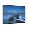 Lighthouse on the Rock Framed Canvas