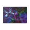 Abstract Fractal Butterfly Fantasy Framed Canvas