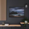 88289-1110.jpg Sunset During Storm is Comimg to the Island Framed Canvas