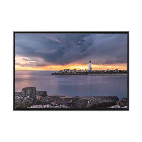 Walton Lighthouse Framed Canvas