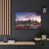 Business Buildings  Framed Canvas