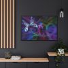 Abstract Fractal Butterfly Fantasy Framed Canvas