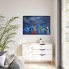 88289-1144.jpg Light Building in the Night Framed Canvas