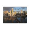 Skyline in Miami, Florida Framed Canvas