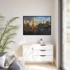 Skyline in Miami, Florida Framed Canvas
