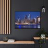 NYC Manhattan, Urban City Framed Canvas