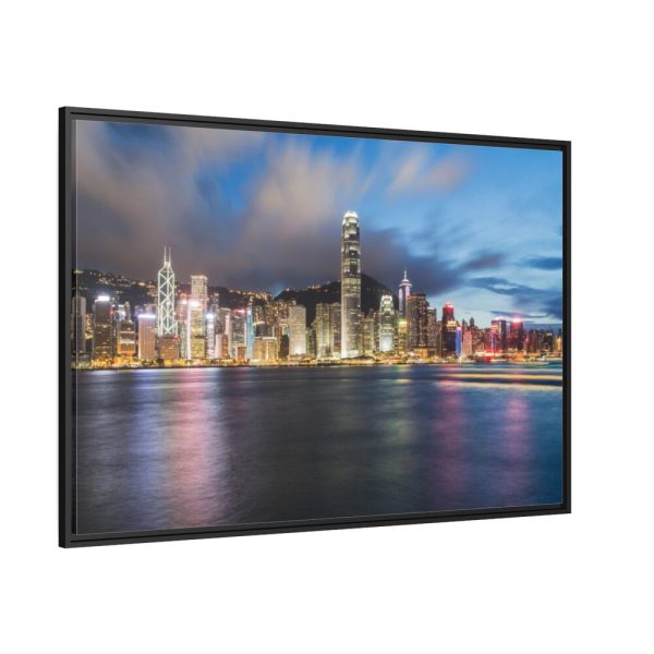 88289-1166.jpg Skyline in Hong Kong Framed Canvas
