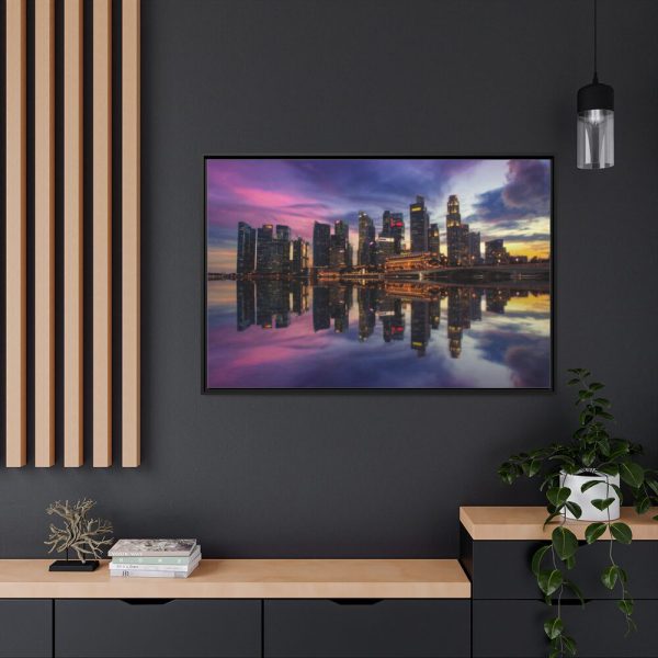 88289-1175.jpg Singapore Marina Bay Framed Canvas