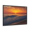 88289-1211.jpg Sunrise, Ocean and Wave Framed Canvas