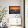 88289-1214.jpg Sunrise, Ocean and Wave Framed Canvas