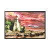88289-1217.jpg Lighthouse Art by Santiago Lopez Ballesteros Framed Canvas