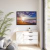 88289-1239.jpg Sunset and Ocean in California Framed Canvas