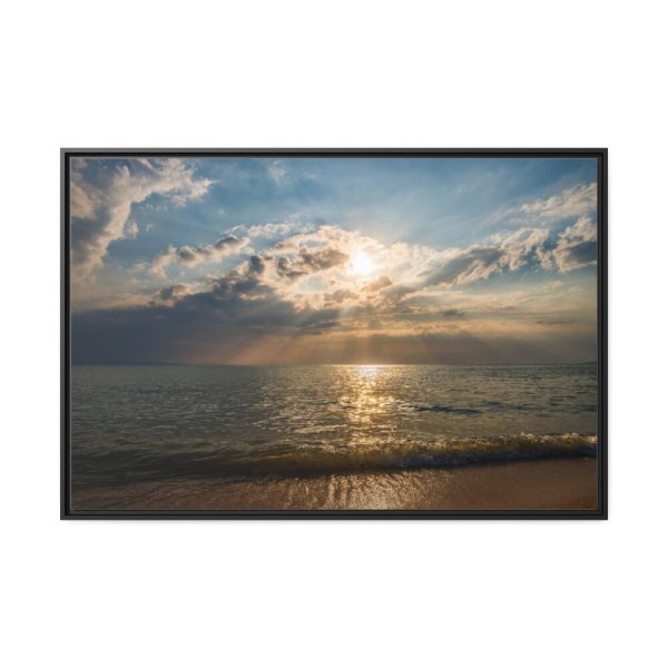 88289-1252.jpg Beautiful Summer and the Ocean Framed Canvas