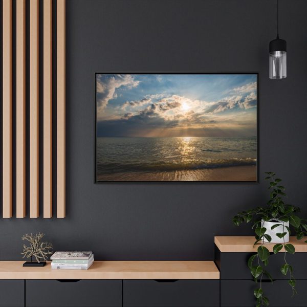 88289-1255.jpg Beautiful Summer and the Ocean Framed Canvas