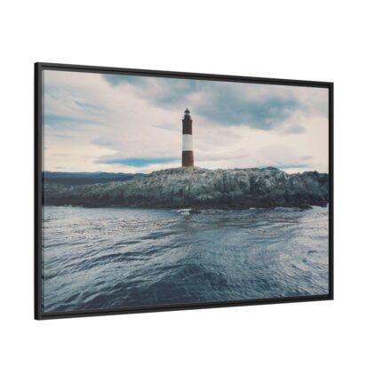 Antarctic Lighthouse Tierra Del Fuego South America Framed Canvas