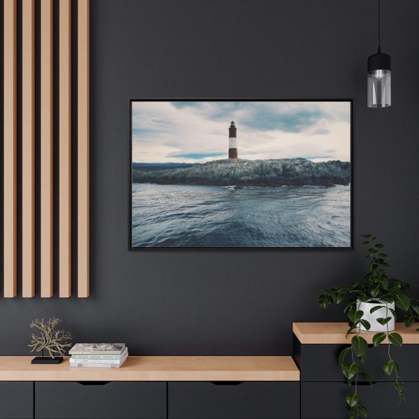 88289-1260.jpg Antarctic Lighthouse Tierra Del Fuego South America Framed Canvas