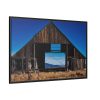 Barn Old Weathered Wooden Framed Canvas