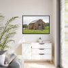 Old Cabin in Nature Framed Canvas