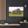 Old Cabin in Nature Framed Canvas