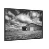 Farm House in the Countryside Framed Canvas