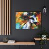 88289-129.jpg Horse in Abstract Digital Art Framed Canvas