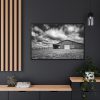 Farm House in the Countryside Framed Canvas