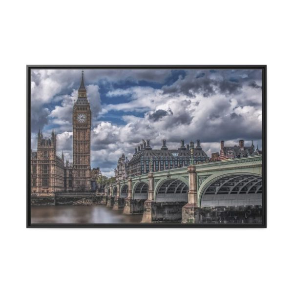 88289-1292.jpg London Big Bang Bridge Framed Canvas