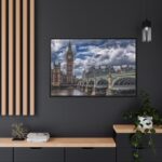 London Big Bang Bridge Framed Canvas - Image 5