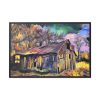 Shed Shack House Woden Framed Canvas