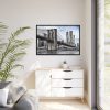 Brooklyn Bridge, New York Framed Canvas