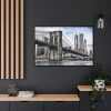 Brooklyn Bridge, New York Framed Canvas