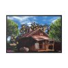 House Shack Hut Cabin Framed Canvas