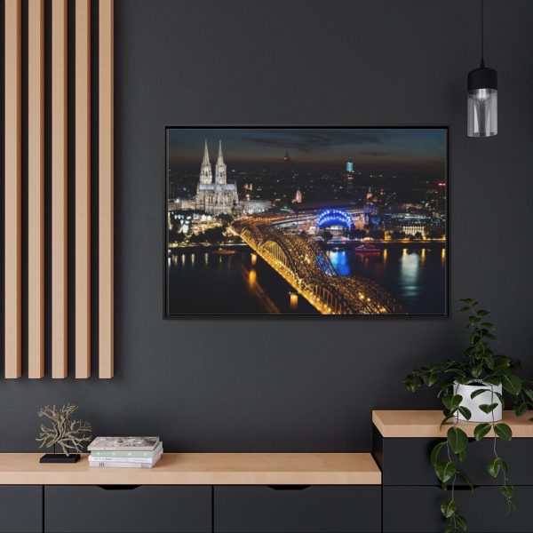 88289-1350.jpg Hohenzollern Bridge Framed Canvas