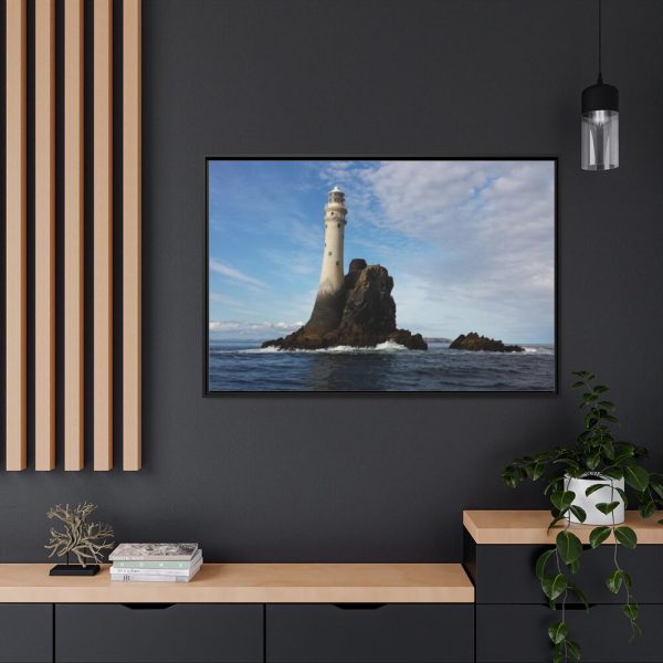 Fastnet Lighthouse Framed Canvas